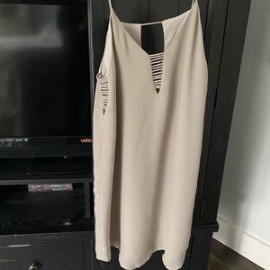 Molly Green taupe dress size small